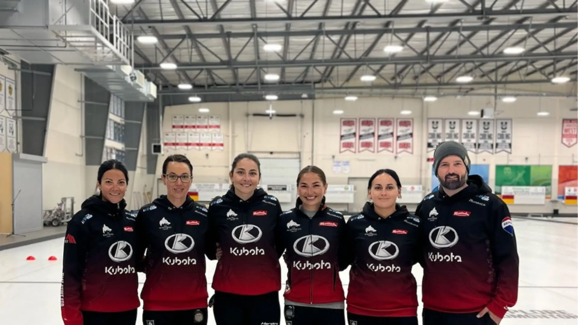 Members of the Team Kerri Einarson curling team.
