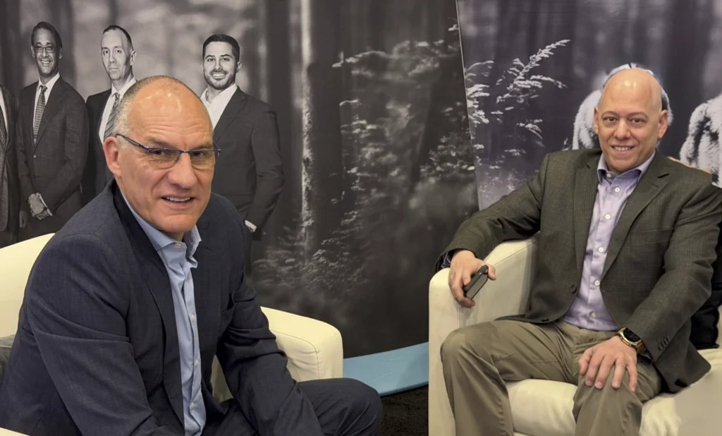 Director of Sales, Craig Wilton and EVP Nathan Simon at IT conference